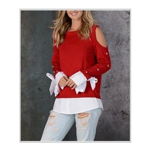 Adorable red sweater